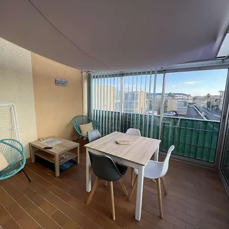 Appartamento T2 Climatisé, Loggia Ensoleillée, Parking Privé, à 550m De La - - Fr-1-701-54 Valras-Plage