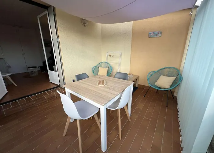 Appartement T2 Climatise, Loggia Ensoleillee, Parking Prive, A 550m De La - - Fr-1-701-54 Valras-Plage